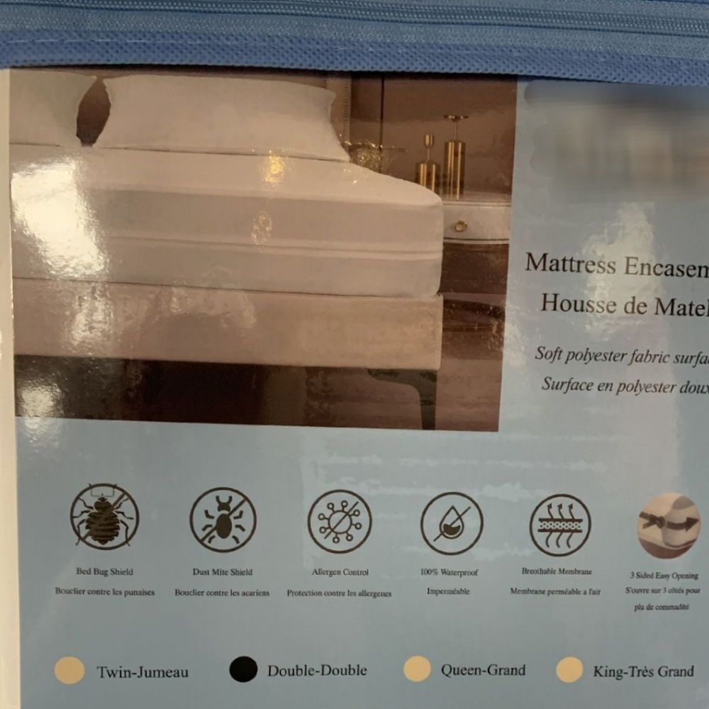 Mattress protector encasement bed size full / double